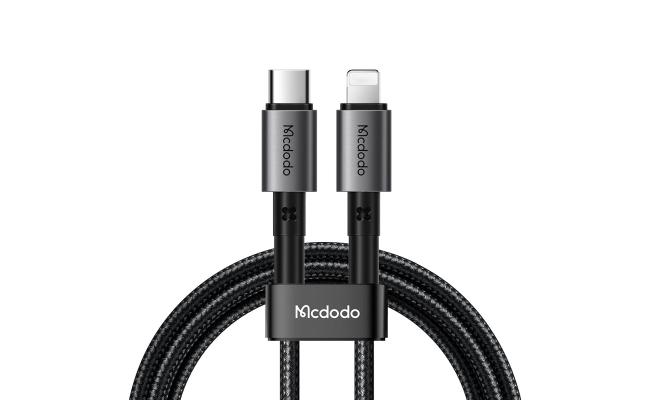Mcdodo CA-2850 36W Type-C To iPhone Quick Charge Data Cable 1.2 m (Black)